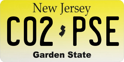 NJ license plate C02PSE