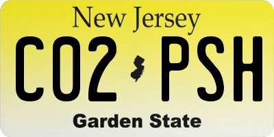 NJ license plate C02PSH