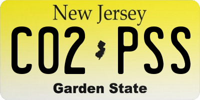 NJ license plate C02PSS