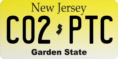 NJ license plate C02PTC