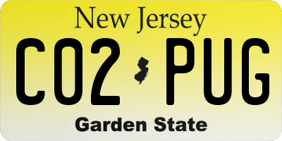 NJ license plate C02PUG