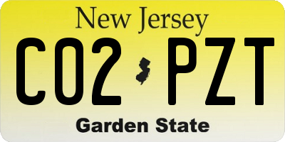 NJ license plate C02PZT