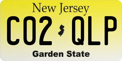 NJ license plate C02QLP