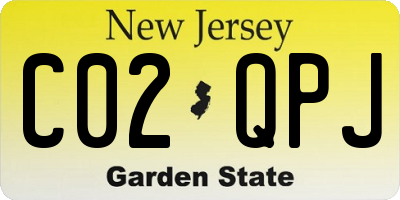 NJ license plate C02QPJ
