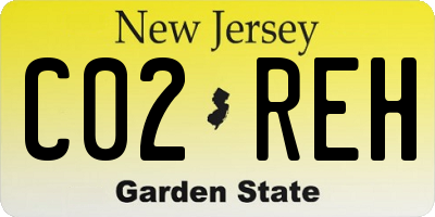 NJ license plate C02REH