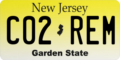 NJ license plate C02REM