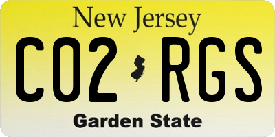 NJ license plate C02RGS