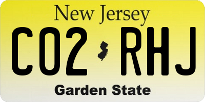 NJ license plate C02RHJ