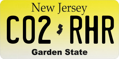 NJ license plate C02RHR