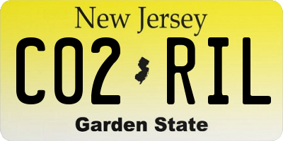 NJ license plate C02RIL