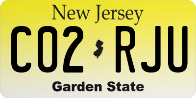 NJ license plate C02RJU