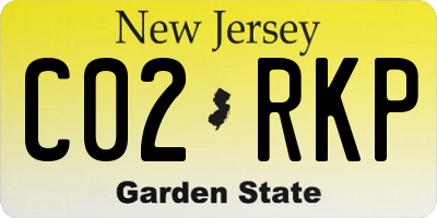 NJ license plate C02RKP