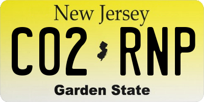 NJ license plate C02RNP