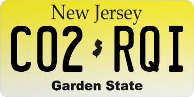 NJ license plate C02RQI