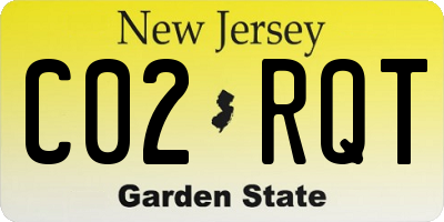 NJ license plate C02RQT