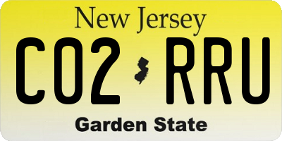 NJ license plate C02RRU