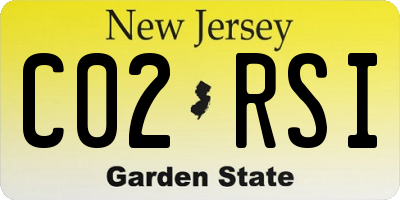 NJ license plate C02RSI