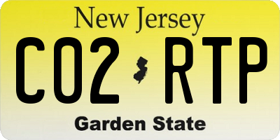 NJ license plate C02RTP