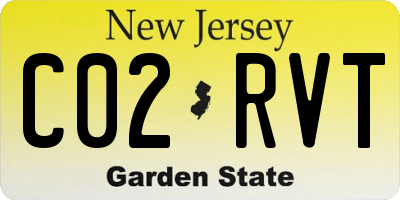 NJ license plate C02RVT