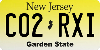 NJ license plate C02RXI