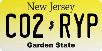 NJ license plate C02RYP