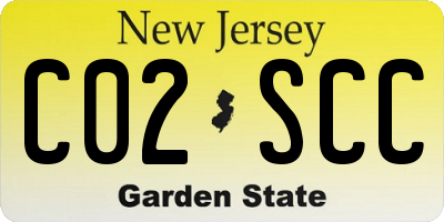 NJ license plate C02SCC
