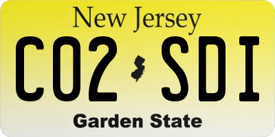 NJ license plate C02SDI