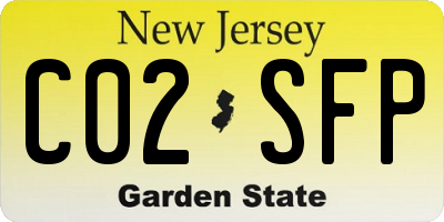NJ license plate C02SFP