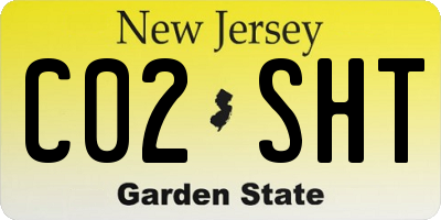 NJ license plate C02SHT