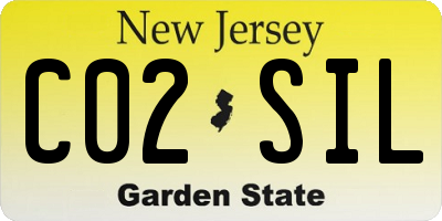 NJ license plate C02SIL