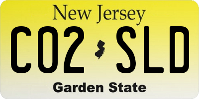 NJ license plate C02SLD