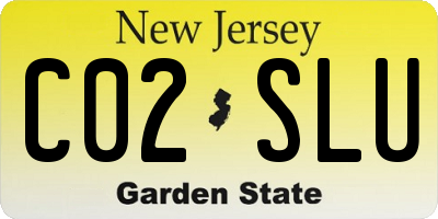 NJ license plate C02SLU