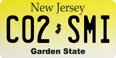 NJ license plate C02SMI
