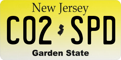 NJ license plate C02SPD