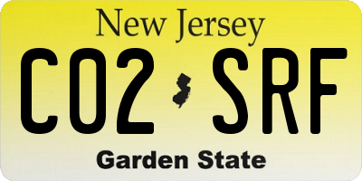 NJ license plate C02SRF