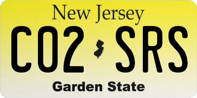 NJ license plate C02SRS