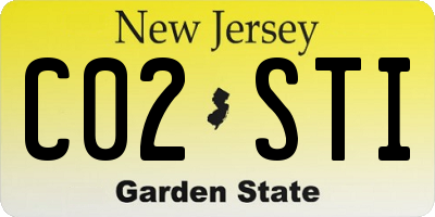 NJ license plate C02STI