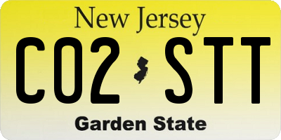 NJ license plate C02STT