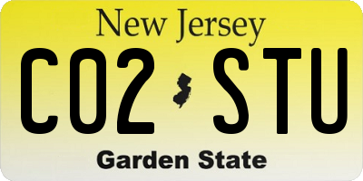 NJ license plate C02STU