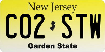 NJ license plate C02STW