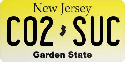 NJ license plate C02SUC