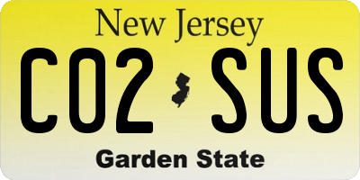 NJ license plate C02SUS