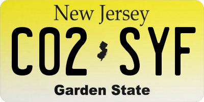 NJ license plate C02SYF