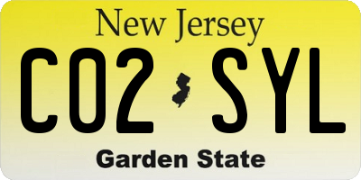 NJ license plate C02SYL