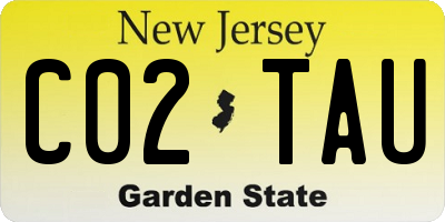 NJ license plate C02TAU
