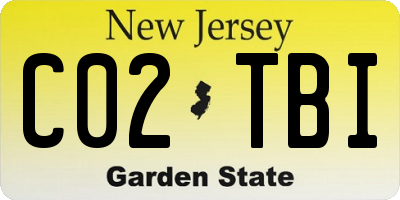 NJ license plate C02TBI