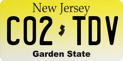 NJ license plate C02TDV