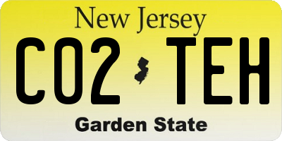 NJ license plate C02TEH