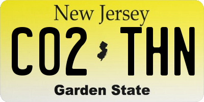 NJ license plate C02THN