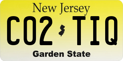 NJ license plate C02TIQ